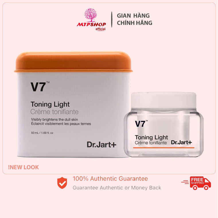 KEM DƯỠNG V7 TONING LIGHT CRÈME TONIFIANTE DR.JART+ 50ML (Mẫu Mới)