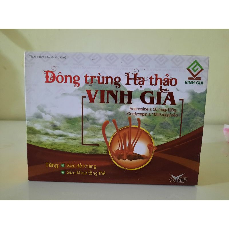 Đông trùng hạ thảo Vinh Gia chính hãng ảnh thật 100%