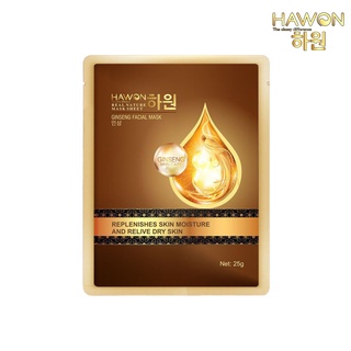 Mặt nạ giấy dưỡng da chiết xuất nhân sâm hawon - 25g