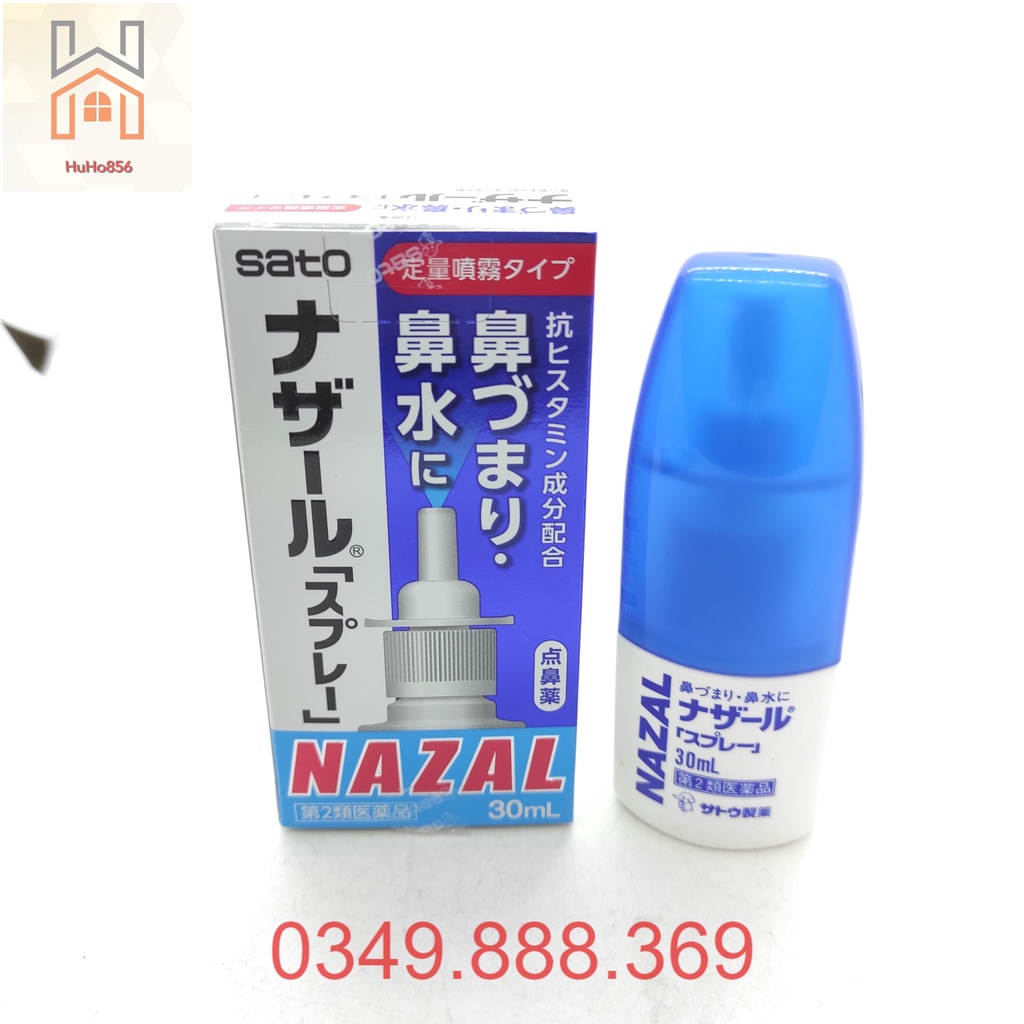 [Chính hãng] Xịt Mũi Sato Nazal Nhật Bản -30ml