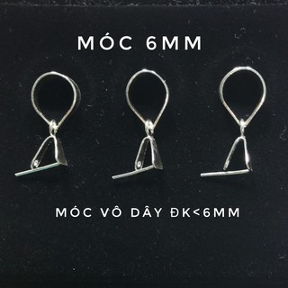 Móc bạc, móc hạt chanh bằng bạc dùng để đeo mặt dây chuyền