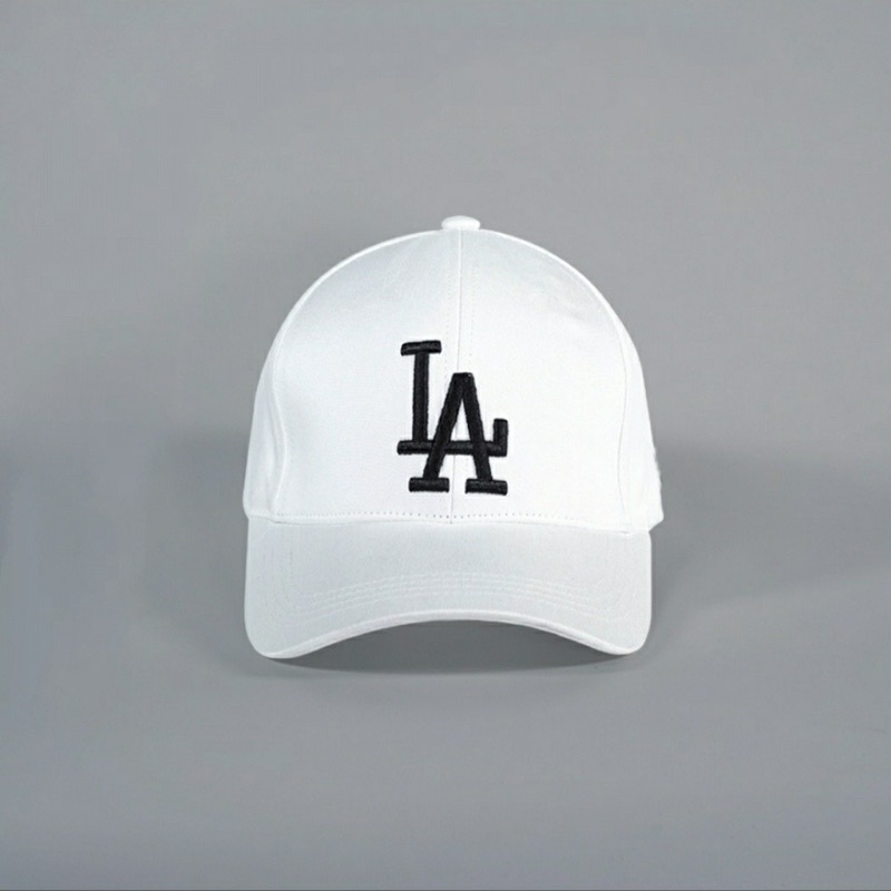 Mũ lưỡi trai nam nữ - nón kết thêu logo LA thể thao kaki mềm mịn thoáng mát thấm hút mồ hôi
