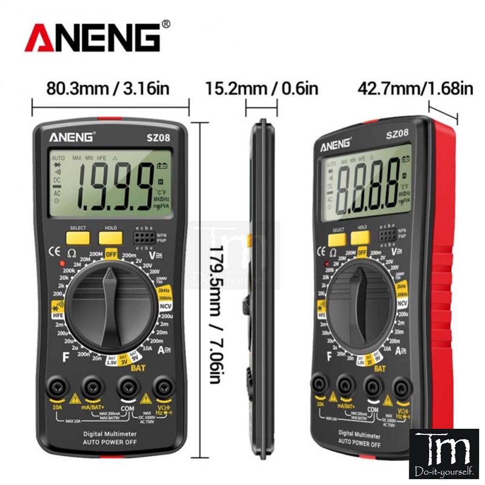Đồng Hồ Vạn Năng ANENG SZ08