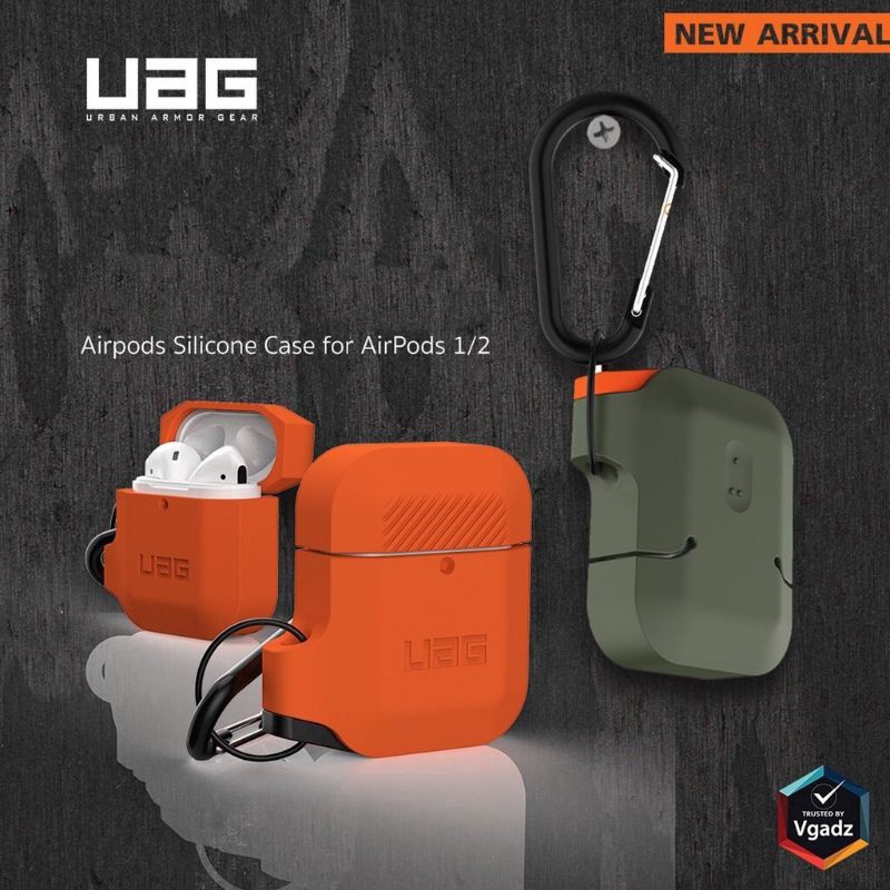 Vỏ bọc UAG bảo vệ hộp sạc tai nghe Airpods 1 / 2 bằng silicone
