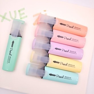 Set 6 bút highlight lớn pastel BC727 DecorMe