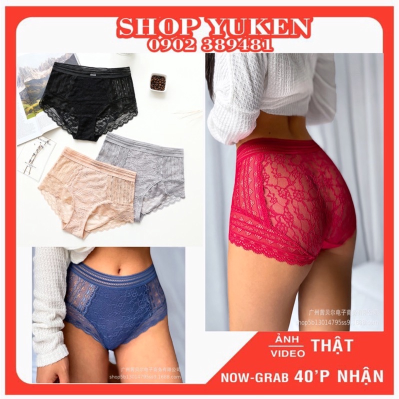 Quần Lót  Ren nư, Quần lót ren Lưng Cao Hàng Bán Shop Cao Cấp Siêu Xịn