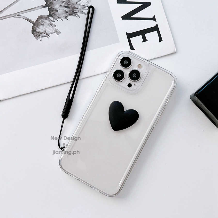 Ốp Điện Thoại TPU Mềm Chống Sốc 3 Trong 1 Có Dây Đeo Cao Cấp Cho iPhone 7 8 Plus X XR XS MAX 11 Pro