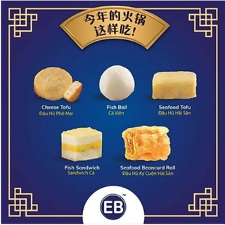 Combo Viên Thả Lẩu 5 Vị EB - NK Malaysia Cao Cấp