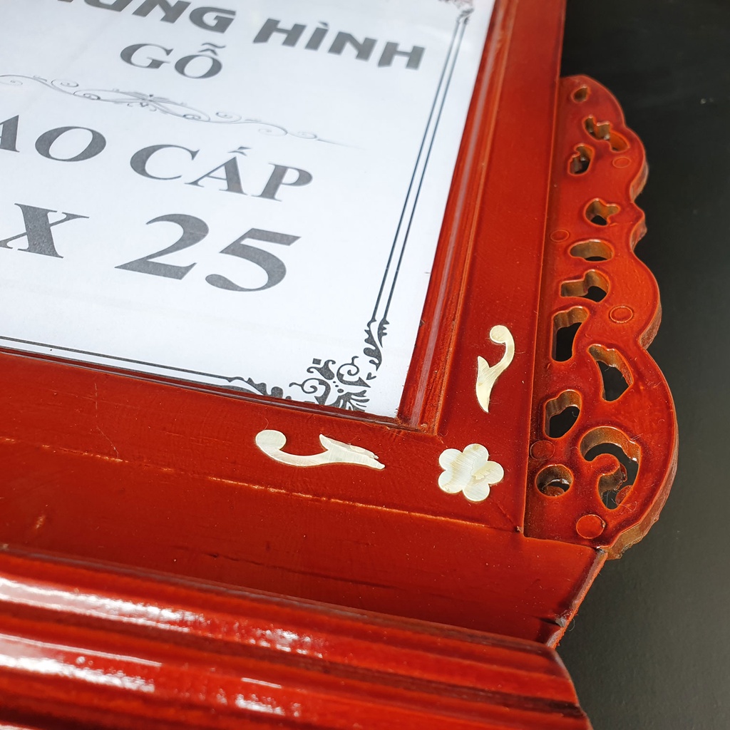 Khung hình thờ bằng gỗ, khung ảnh thờ gỗ, khung hình có chân cao cấp