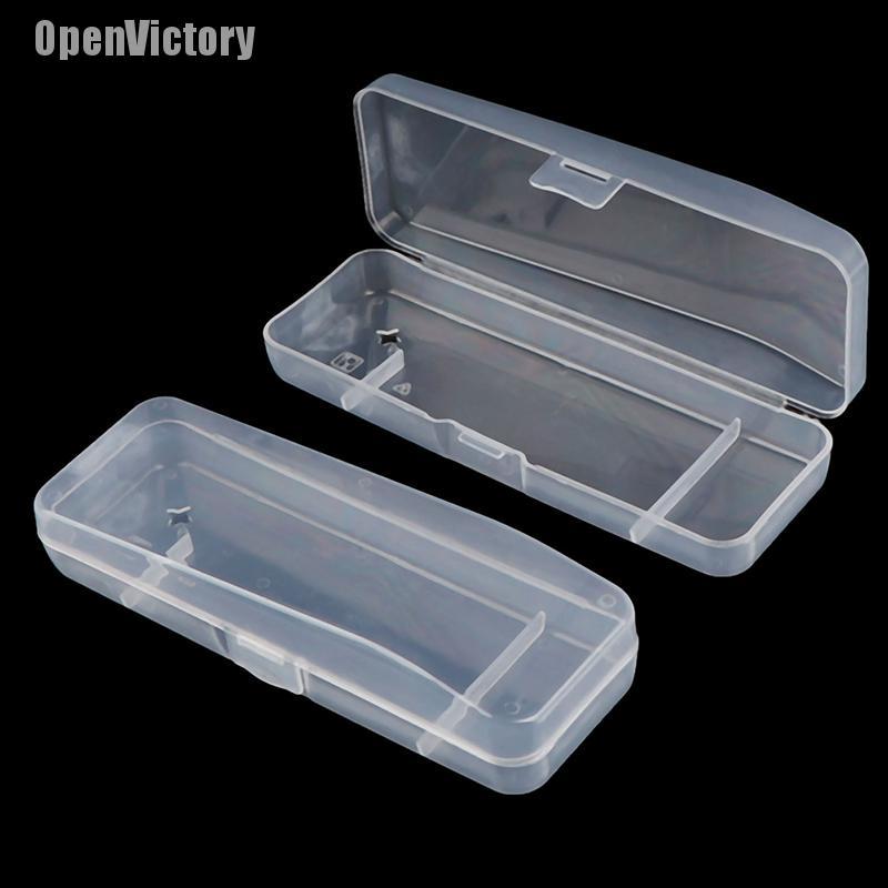 (Hàng Mới Về) Set 2 Hộp Nhựa Trong Suốt Đựng Dao Cạo Râu Có Tay Cầm Tiện Dụng | BigBuy360 - bigbuy360.vn