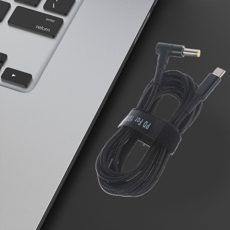 Cáp SạC 100W PD USB LoạI C ĐầU CắM Cho DC 5.5X1.7 mm