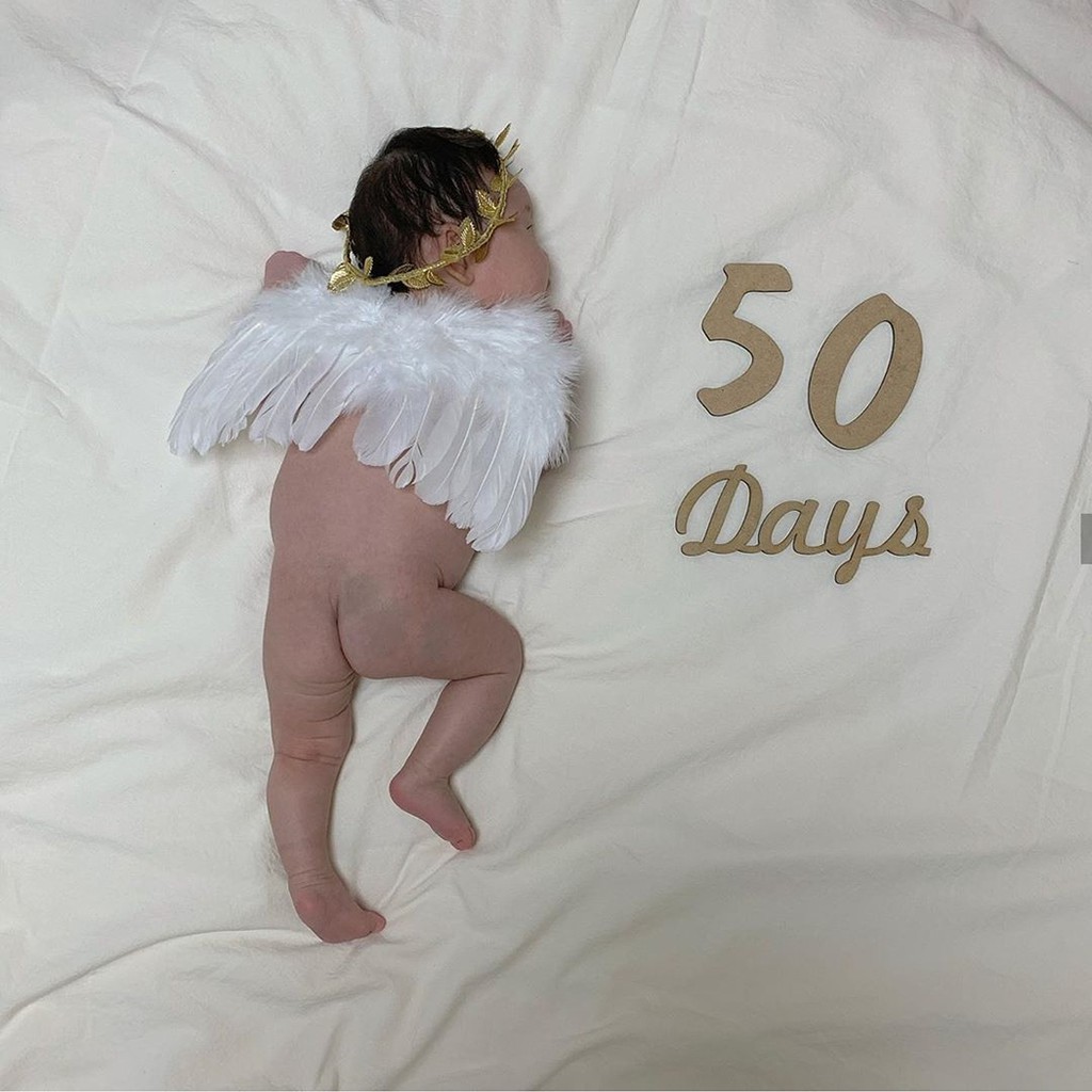 Cánh thiên thần chụp ảnh cho baby