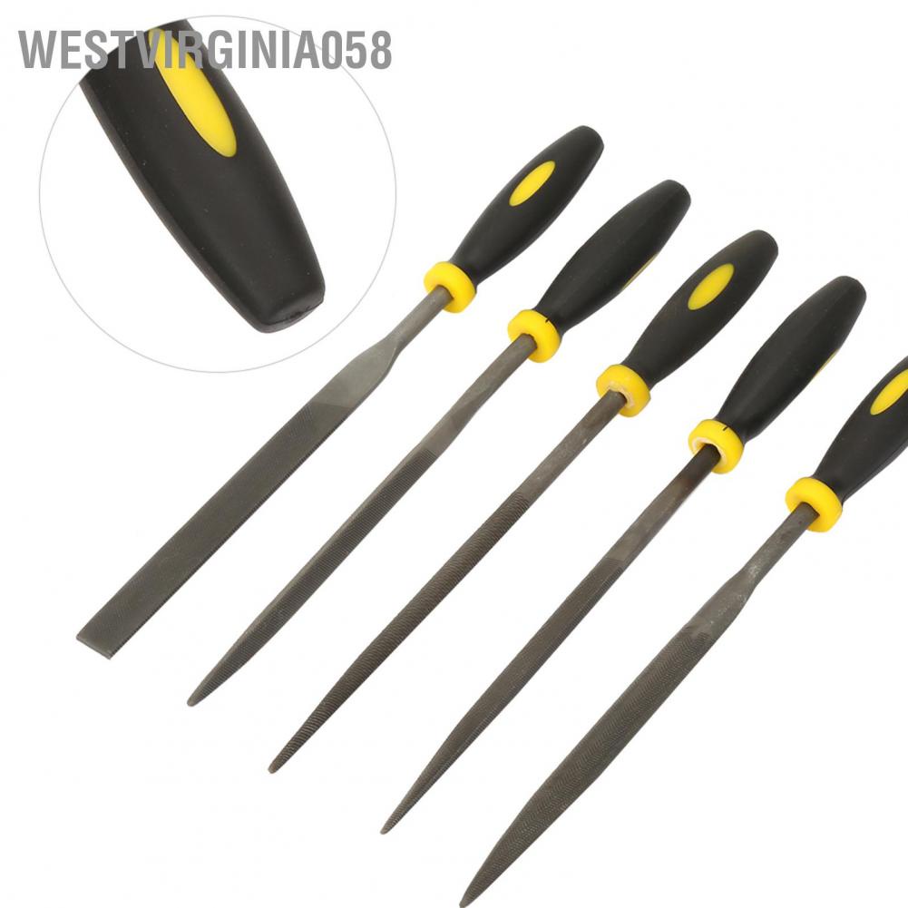 Westvirginia058 Bộ giũa gỗ mâm xôi thép phổ biến thực tế phẳng loại nhỏ tiện lợi