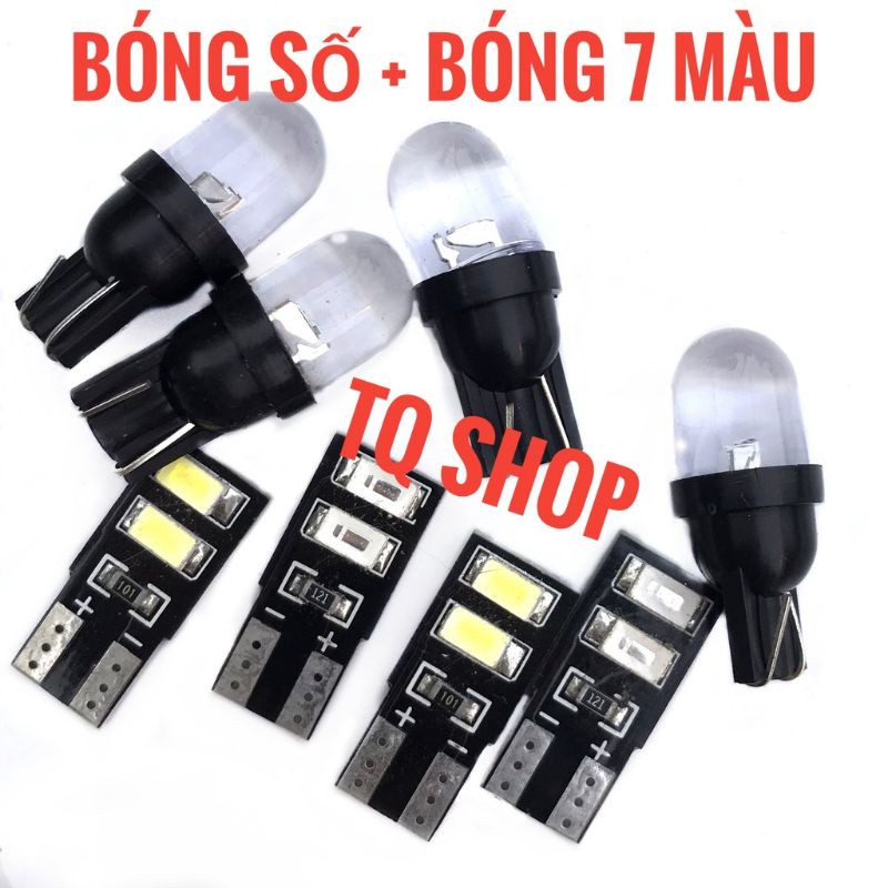 Bóng led màu gắn xi nhan và mặt công gắn như bóng zin cực kỳ đơn giản