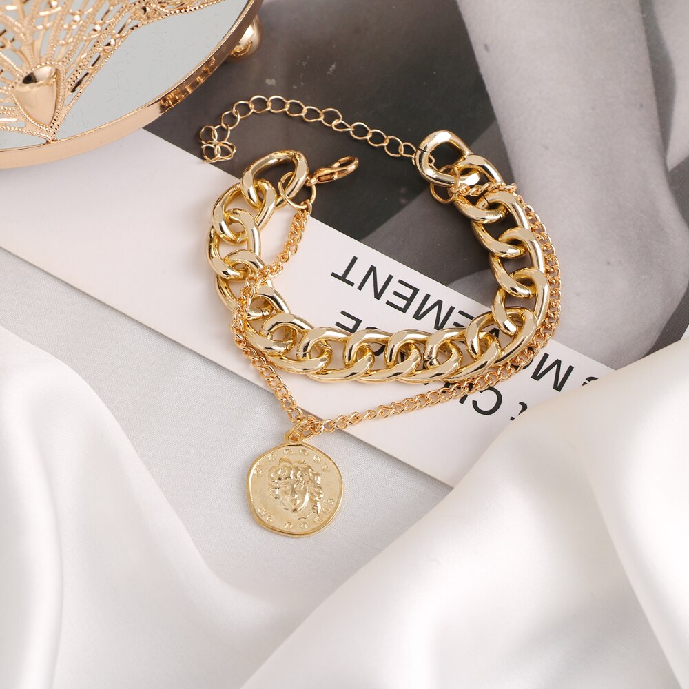 Lắc Chân Kim Loại Phong Cách Vintage Cho Nữ | BigBuy360 - bigbuy360.vn