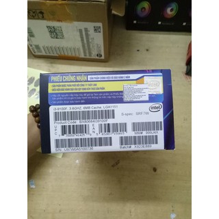 CPU Core i3-9100F SRF7W FULLBOX RẺ NHẤT SHOPEE