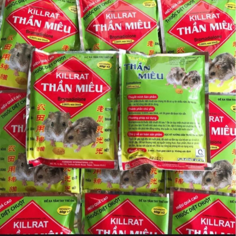 THUỐC CHUỘT THÓC CHẤU TRUNG QUỐC CHẾT CỰC NHANH SAU 5 PHÚT