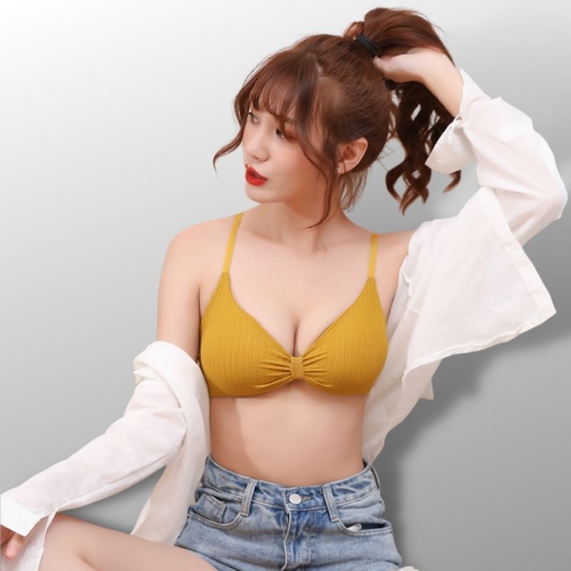Áo Bra Nữ Cotton AN Nâng Ngực Mút Có Thể Tháo Rời - 308