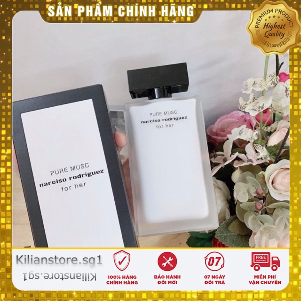￼[Full Seal] Nước Hoa Narciso Rodriguez Pure Musc For Her ( Nar Trắng ) 100Ml
