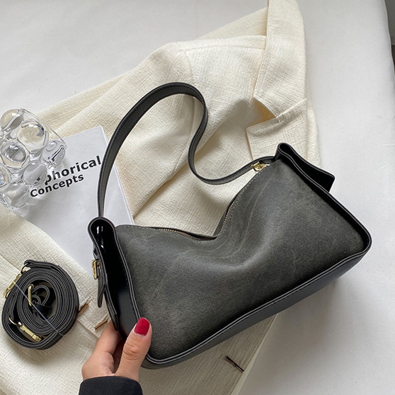 Túi Đeo Vai / Kẹp Nách Màu Sắc Tương Phản Thời Trang Cho Nữ