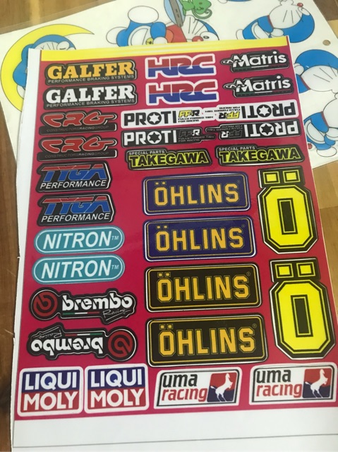 Tem Decal Nguyên Tấm Nhiều Thương Hiệu