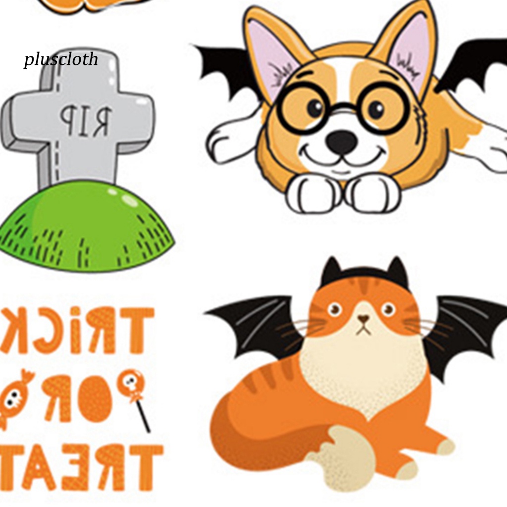 Hình Xăm Dán Họa Tiết Bí Ngô Halloween Cho Bé