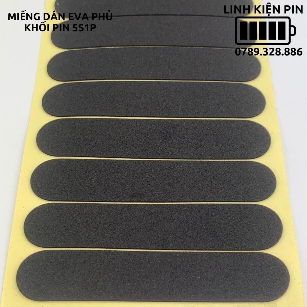Miếng dán bảo vệ chống sốc khối pin 5s1p 5 cell 18650