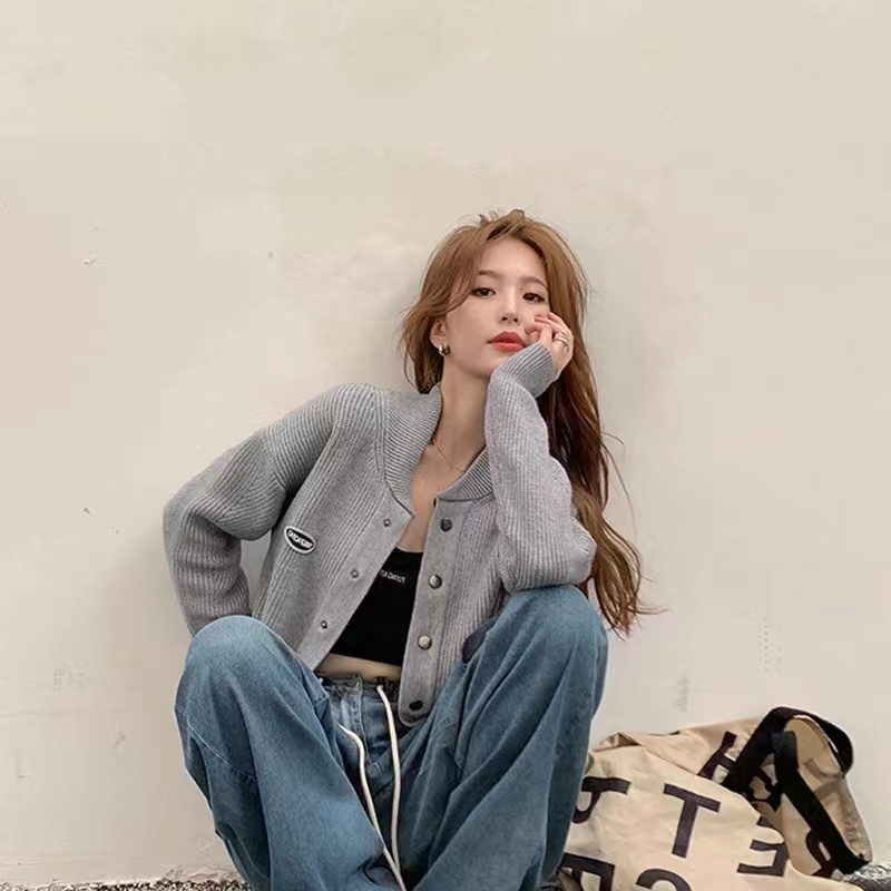 Áo Khoác cardigan Dệt Kim Thiết Kế Mới Thời Trang Mùa Thu Dành Cho Nữ