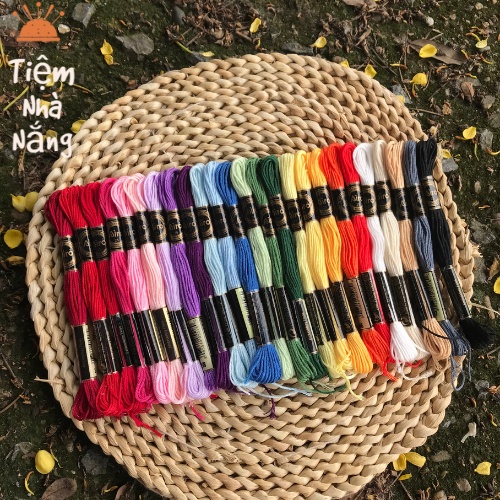 Set 25 Màu Chỉ Thêu Airo Cơ Bản