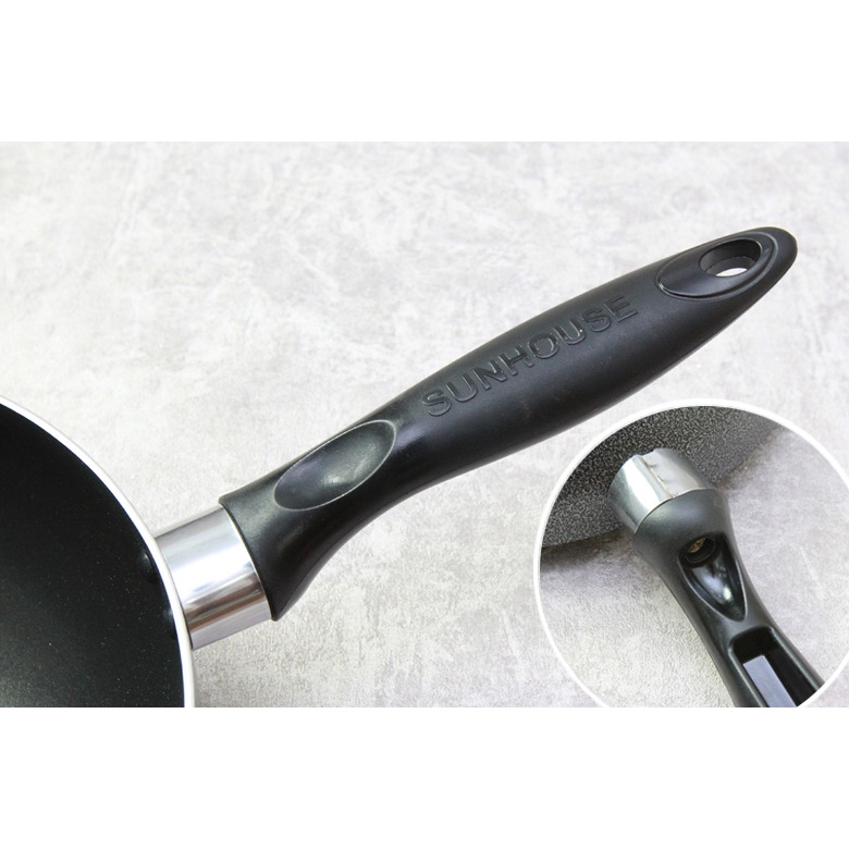 Chảo Sâu Chống Dính SUNHOUSE SHS20,24,26,28,30cm Hàng Chính Hãng