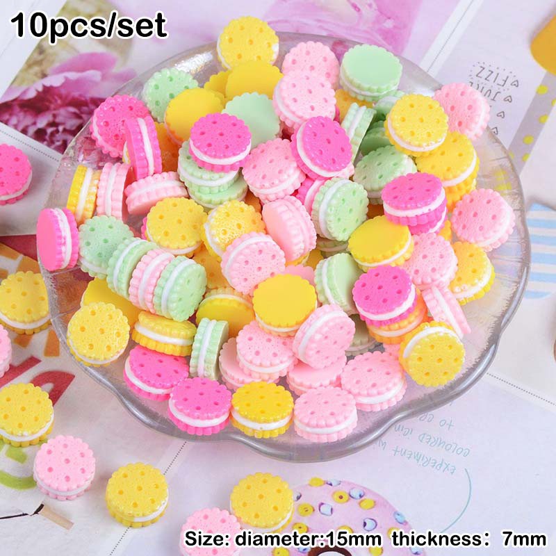 Set 10 Túi Bánh Quy Bằng Nhựa Dễ Thương Dùng Để Làm Đồ Trang Sức Thủ Công