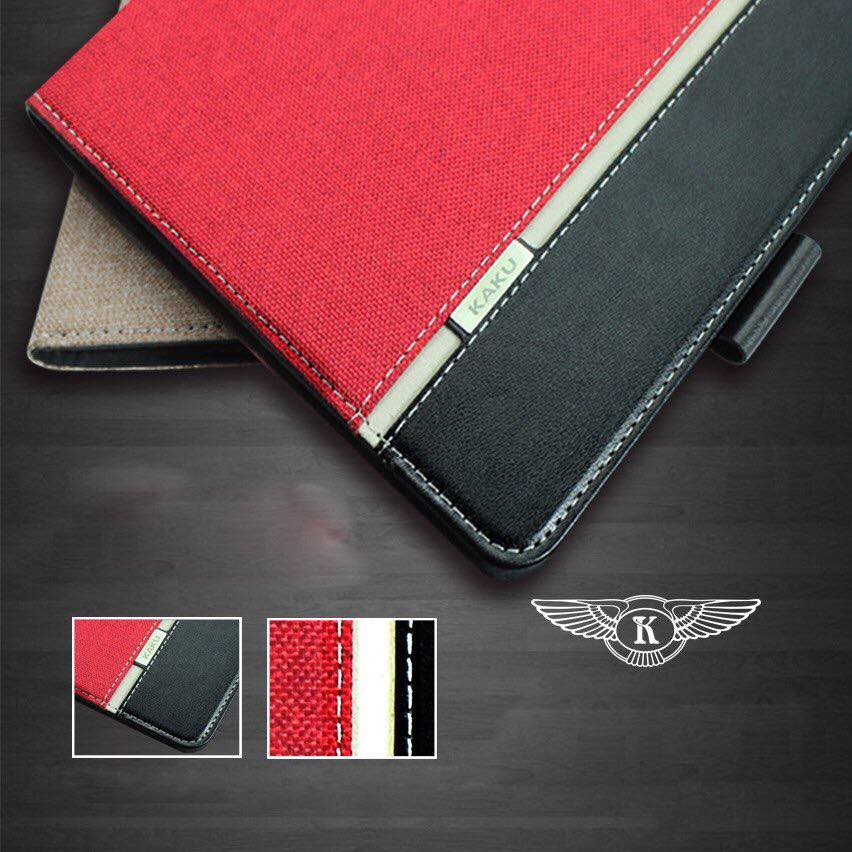 Bao da Kaku vải cao cấp iPad 10.2 inch 2019 (Đỏ) - MINH AN SAIGON