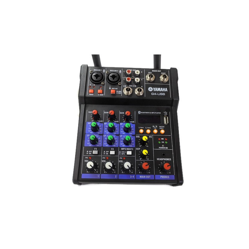 [Tặng 2 micro không dây] Mixer G4 Bluetooth thế hệ mới thiết bị livestream thu âm hát karaoke loa kéo cao cấp