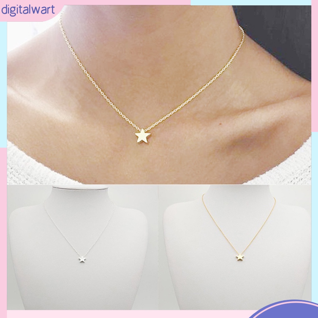 Dây chuyền mặt ngôi sao 5 cánh nhỏ xinh xắn đơn giản dành cho nữ
