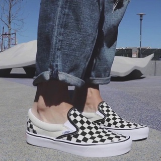[Chính Hãng 🔥] Giày Vans Slip on Checkerboard, thanh lịch