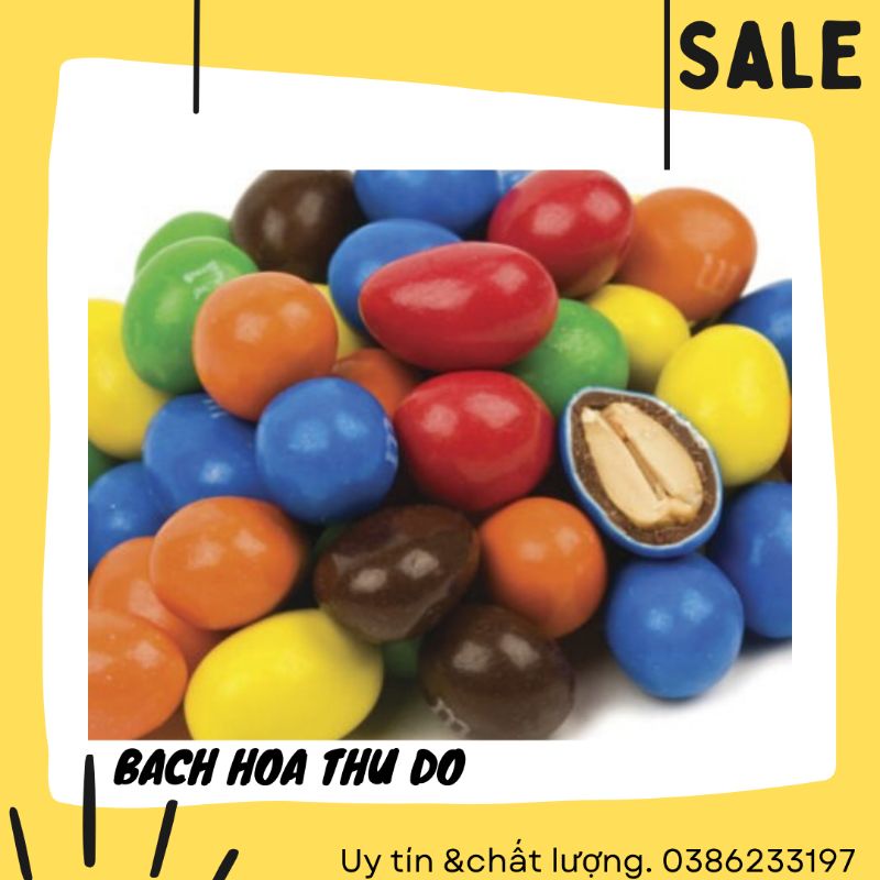 Combo 5 gói Kẹo Chocola M&amp;M gói 37g đủ vị