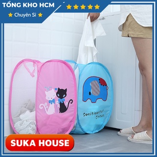 Giỏ Đựng Quần Áo Đựng Đồ Chơi Cho Bé Đa năng SUKAHOUSE 