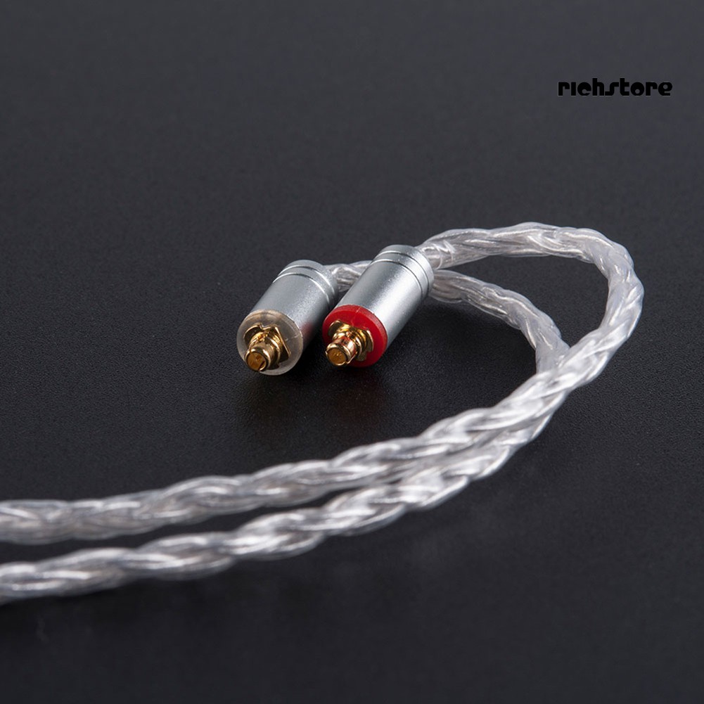 EJ_KBEAR MMCX/2Pin/QDC Plug 16 Core Silver Plated Upgrade Balance Earphone Cable