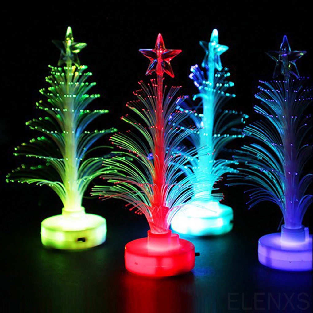 Đèn ngủ để bàn hình cây thông noel nhiều màu sắc