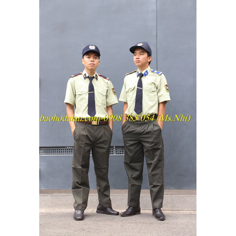 Combo đầy đủ quần áo phụ kiện của nhân viên bảo vệ, nhân viên an ninh- Hình thật