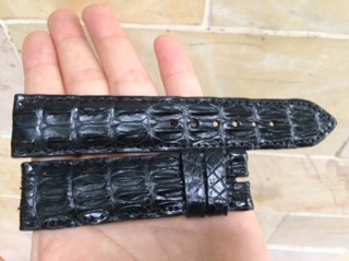 Dây Đồng Hồ Da Cá Sấu Gai Lưng Size 22-24