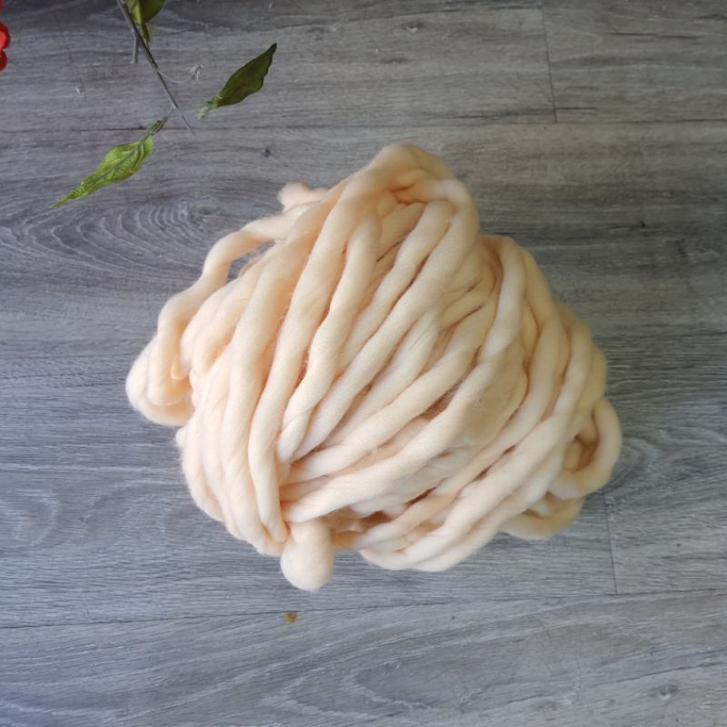Cuộn Len Sợi Lớn Làm Weaving hay Len Chọc - 250gr