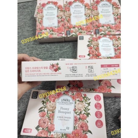 Giấy thơm Pony Bouquet - 1802 Le Chatelard dùng cho các loại máy sấy khô quần áo