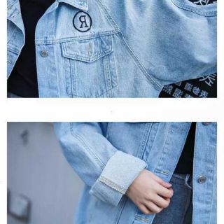 Áo khoác jeans thêu