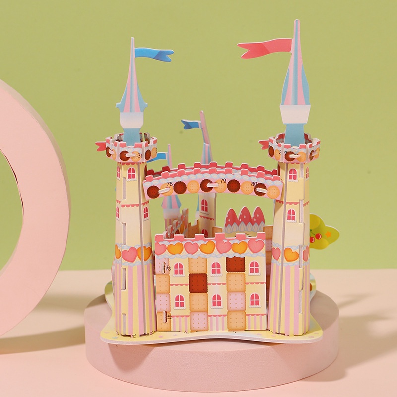 Mô Hình Nhà 3D handmade Dành Cho Trẻ Mẫu Giáo 5-15 Tuổi