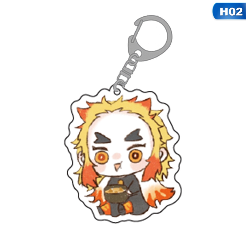 Móc khóa họa tiết nhân vật anime dễ thương