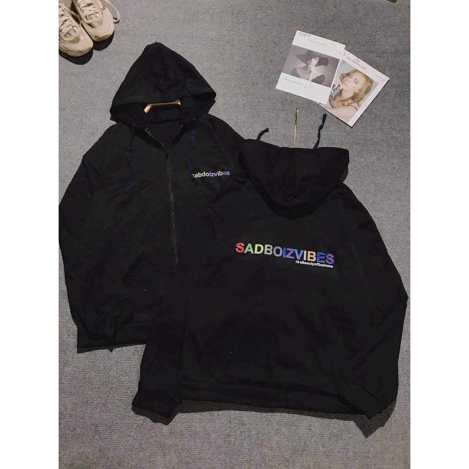 Áo Khoác Nỉ Hoodie Sadboizz Nam Nữ Ulzzang Unisex