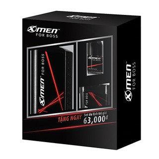 Bộ Dầu gội Xmen for Boss Intense 650g tặng