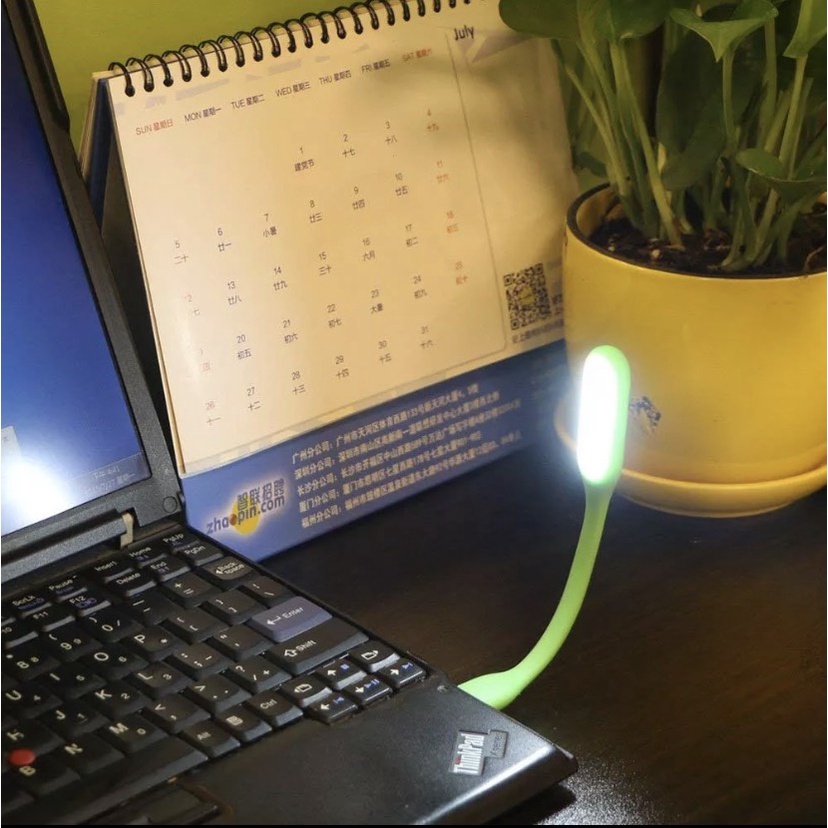 (Màu Ngẫu Nhiên) Đèn Led Mini Cắm Cổng USB Siêu Sáng, Có Thể Điều Chỉnh 360 Độ Dễ Dàng