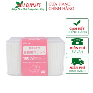 Bông tẩy trang miniso (1000 miếng)